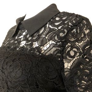 karl lagerfeld•lace•cocktail dress